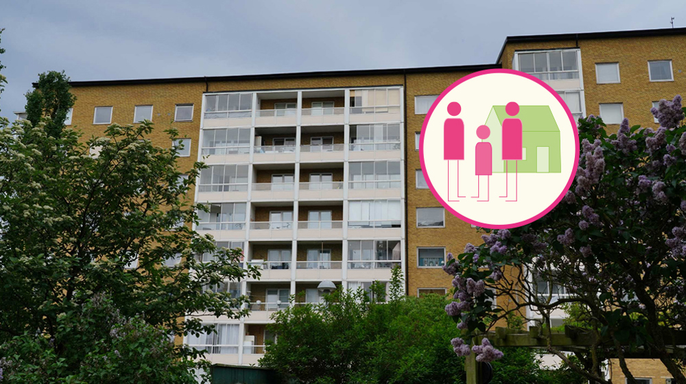 Hyreslägenhet på Docentgatan 3B i Malmö